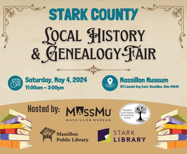 Image for event: Stark County Local History &amp; Genealogy Fair 