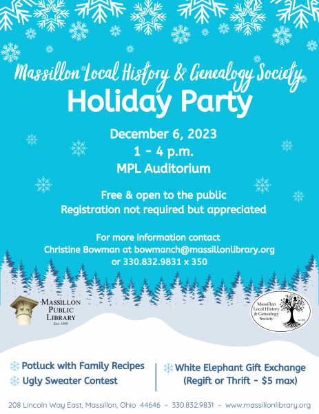 Image for event: MLHGS Holiday Party